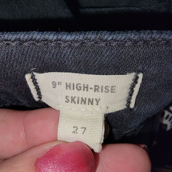 Madewell 9" Mid-Rise Skinny Jeans in Lunar Wash Size 27 - Picture 5 of 7